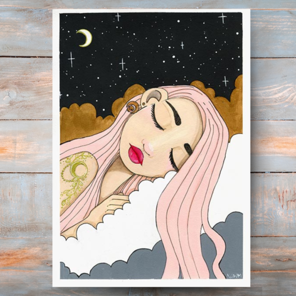 DON'T WAKE ME FROM MY DREAMS (art print) Copy