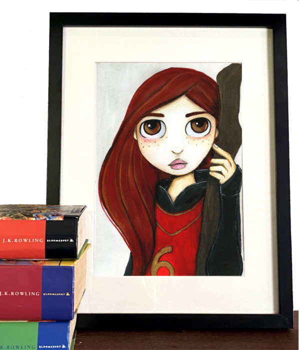 GINNY WEASLEY - original painting