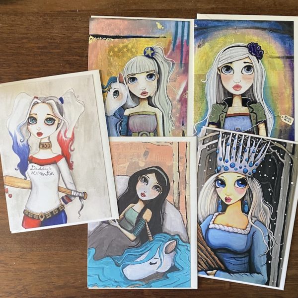 RANDOM SET OF FIVE GREETING CARDS