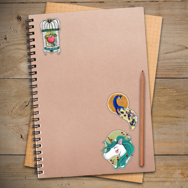SET OF THREE STICKERS - Image 3