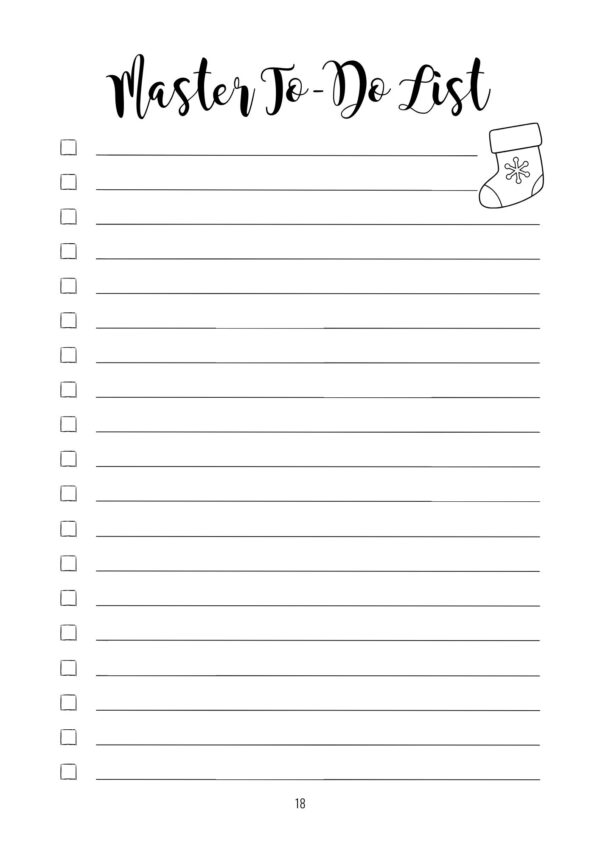 LILLIBEANS CHRISTMAS PLANNER (DOWNLOAD) - Image 2