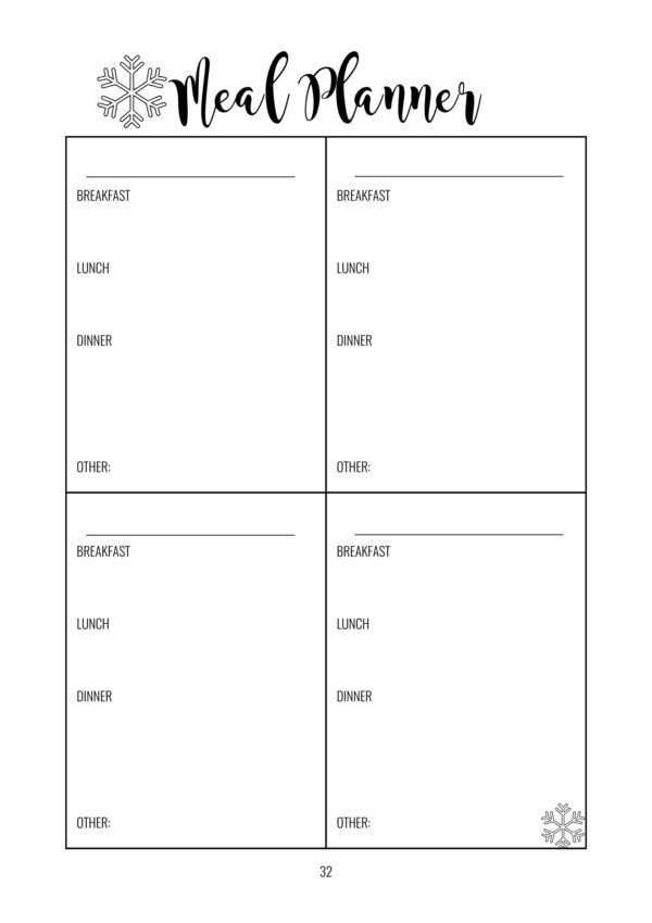 LILLIBEANS CHRISTMAS PLANNER (DOWNLOAD) - Image 5