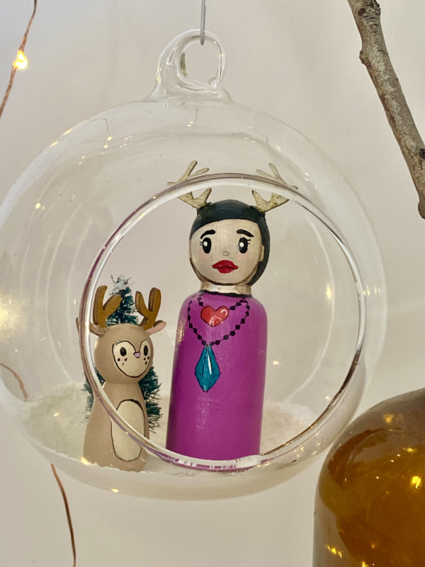 Wee Beastie Christmas Bauble v8