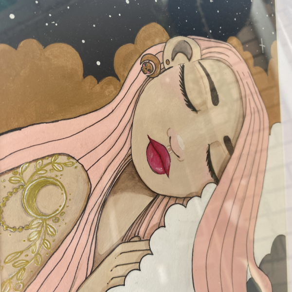 PLEASE DON'T WAKE ME FROM MY DREAMS - original painting - Image 2