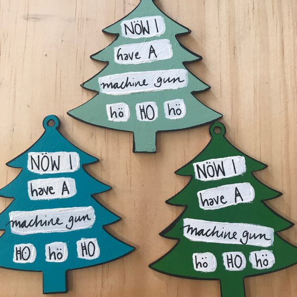 CUSTOM ORDER YOUR OWN CHRISTMAS TREE QUOTE ORNAMENT - Image 2
