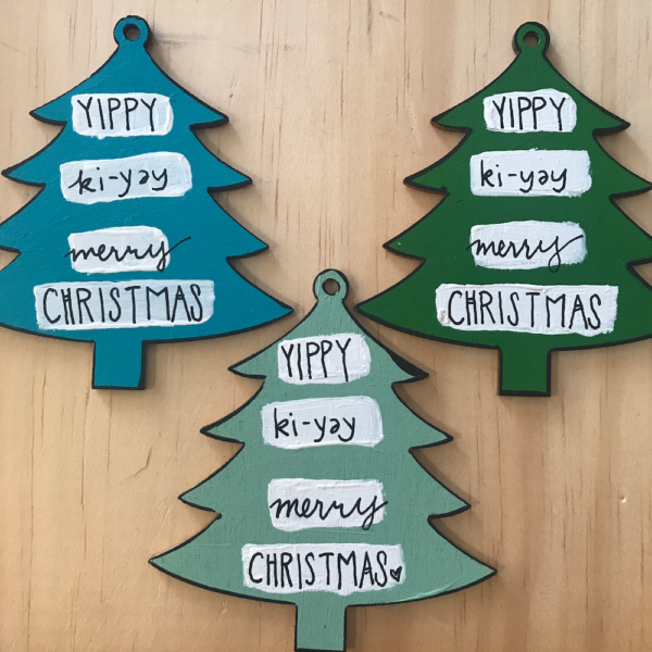CUSTOM ORDER YOUR OWN CHRISTMAS TREE QUOTE ORNAMENT - Image 4