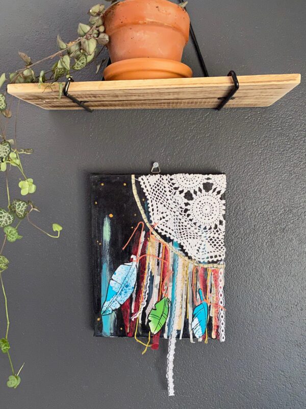 Dream Catcher (blue) - painting