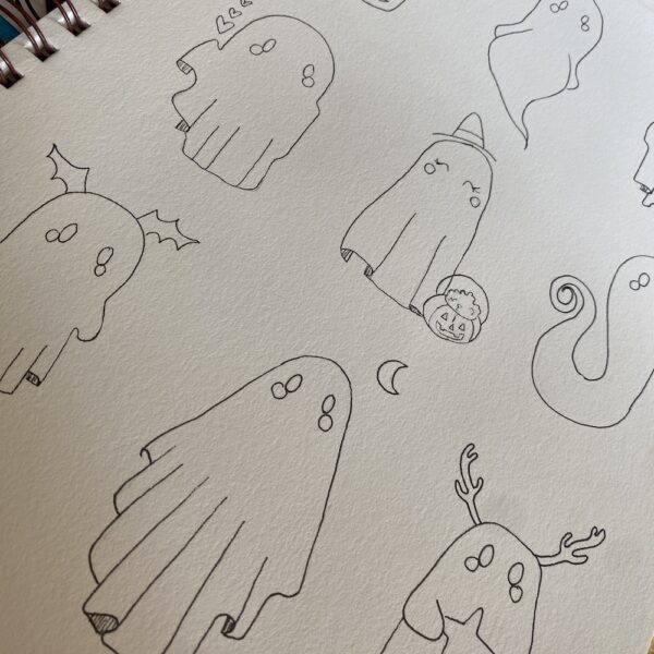CUTE LITTLE GHOSTIES TEMPLATE - DOWNLOAD