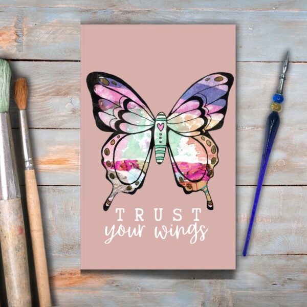 Lined Journal - Trust your Wings (PINK)