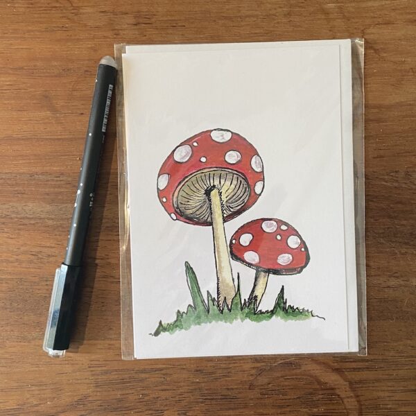 MUSHROOMS (greeting card)