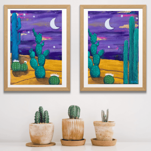 DESERT MOON (art print)