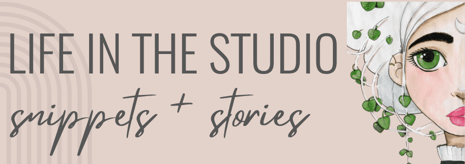 Step behind the scenes of the LilliBean studio for honest stories about art, creativity, markets, product launches, painting, and running a soulful art business.